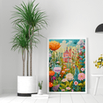 thumbnail image 3 of Dreamy Botanic Wonderland - Enchanting Whimsical Gardens Canvas & Poster Prints - Enhance Your Living Space, 3 of 4