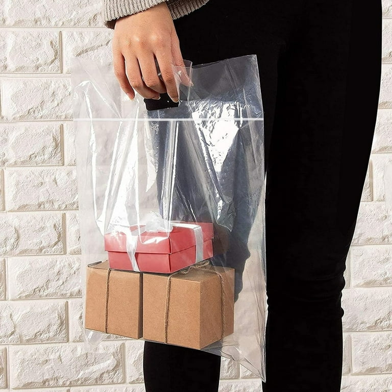 13 x 15 x 3 mil - Reclosable Top Handle Bags