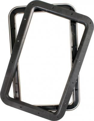 Chiusura Flush per Porte d'ingresso Standard Nera - Chiusure in Acciaio