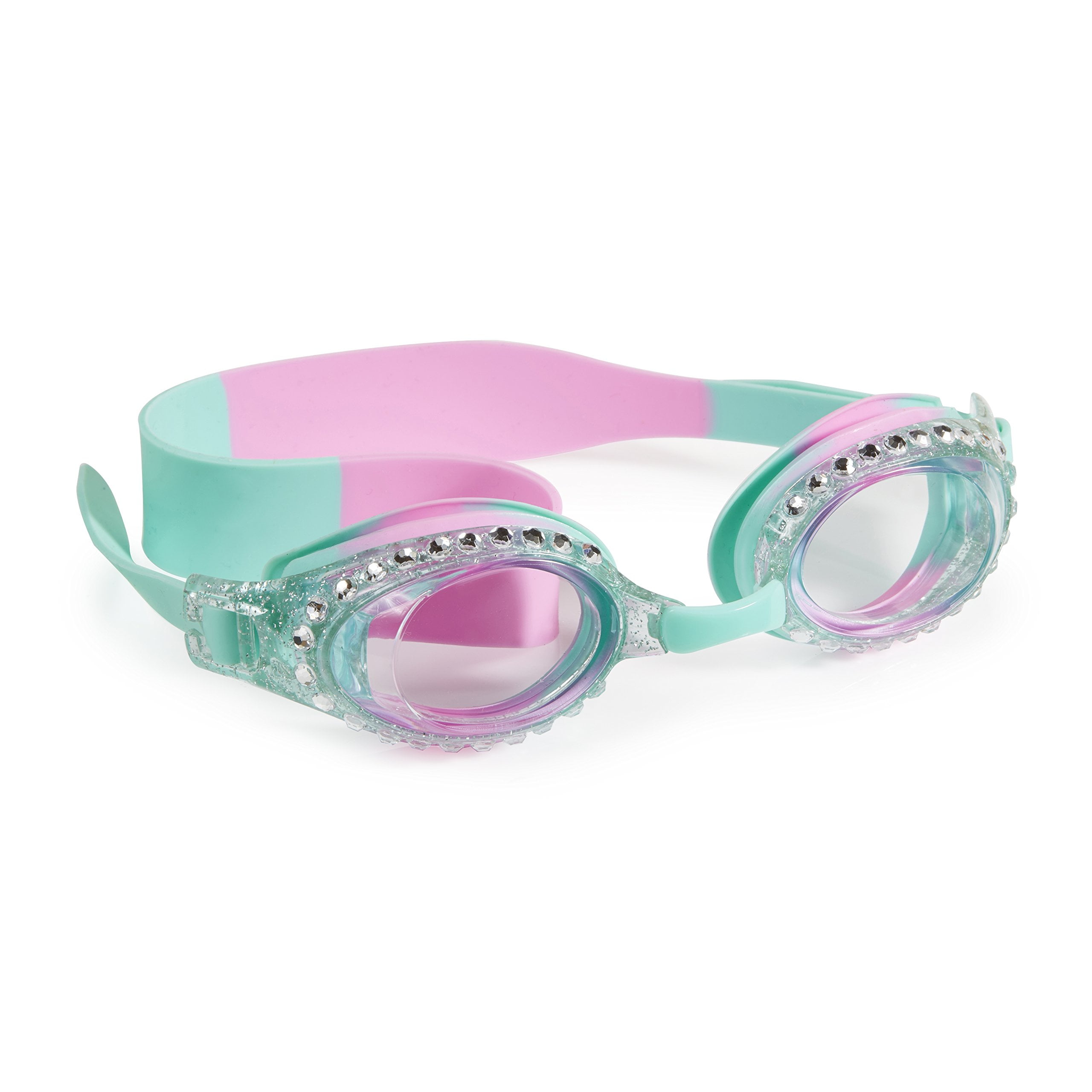 No Leak Non Slip Bling 2O Girls Swimming Goggles 8+ Anti Fog UV Protection 