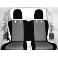 thumbnail image 2 of CalTrend Rear 50/50 Split Bench Tweed Seat Covers for 2012-2021 Nissan NV3500 - NS174-08TT Light Grey Insert with Black Trim, 2 of 2
