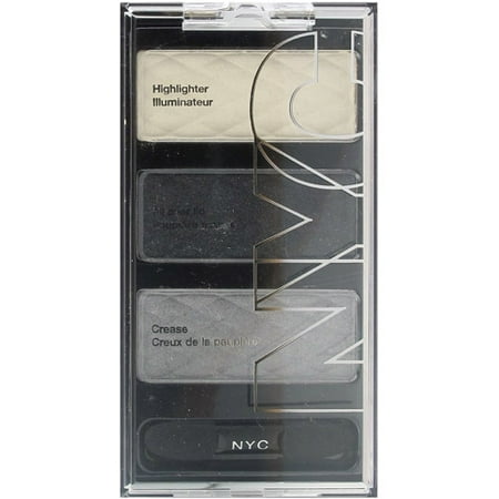 NYC New York Color HD Trio Eye Shadow Palette, Skyrise Steel