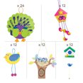 thumbnail image 2 of Blissful Birds Craft Kit Assortment Bulk 60 Pc, 2 of 2