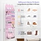thumbnail image 2 of Organizador de zapatos MISSLO Over the Door, 20 pares, rosa, 2 of 7