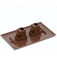 thumbnail image 2 of RiteAV 1 Gang 2 Port Cat6 Wall Plate - Brown, 2 of 2