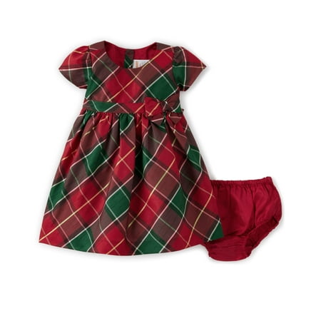 

Gymboree Baby-Girls and Toddler Girls Short Sleeve Dressy Dresses Holiday Tartan Plaid 3-6 Months