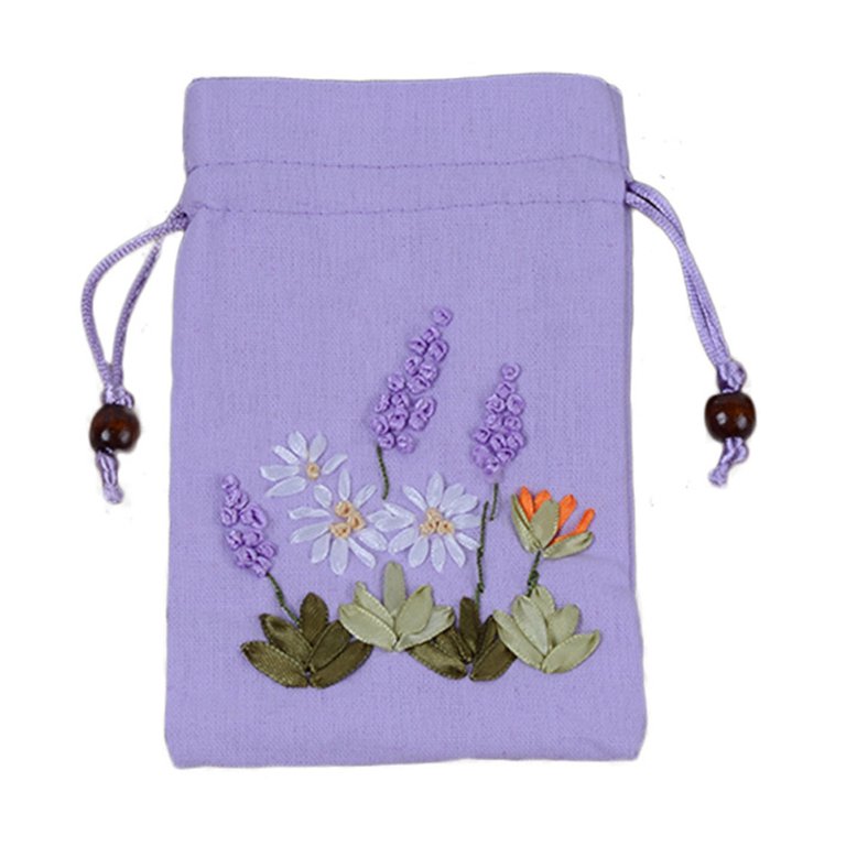 Linen Lavender Sachet - Drawstring