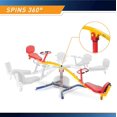 thumbnail image 3 of Gym Dandy TT-360 Spinning Teeter Totter, Impact Absorbing Kids Playground Equipment, 360 Degree Rotation, 3 of 9