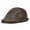 Brown, variant on Men's Adjustable Genuine Leather Cowhide Cap Newsboy Hat Cabbie Beret Hat Driving Hunting Fishing Hat