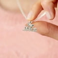 thumbnail image 4 of LeCalla 925 Sterling Silver Necklace for Women and Teen Love Heart Jesus Pendant Gift for Her 18+2" Inches, 4 of 8