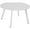 White, variant on Grand Patio Round Steel Patio Coffee Table, Weather-Resistant Outdoor Large Side Table for Garden, Porch, Patio, Backyard, White