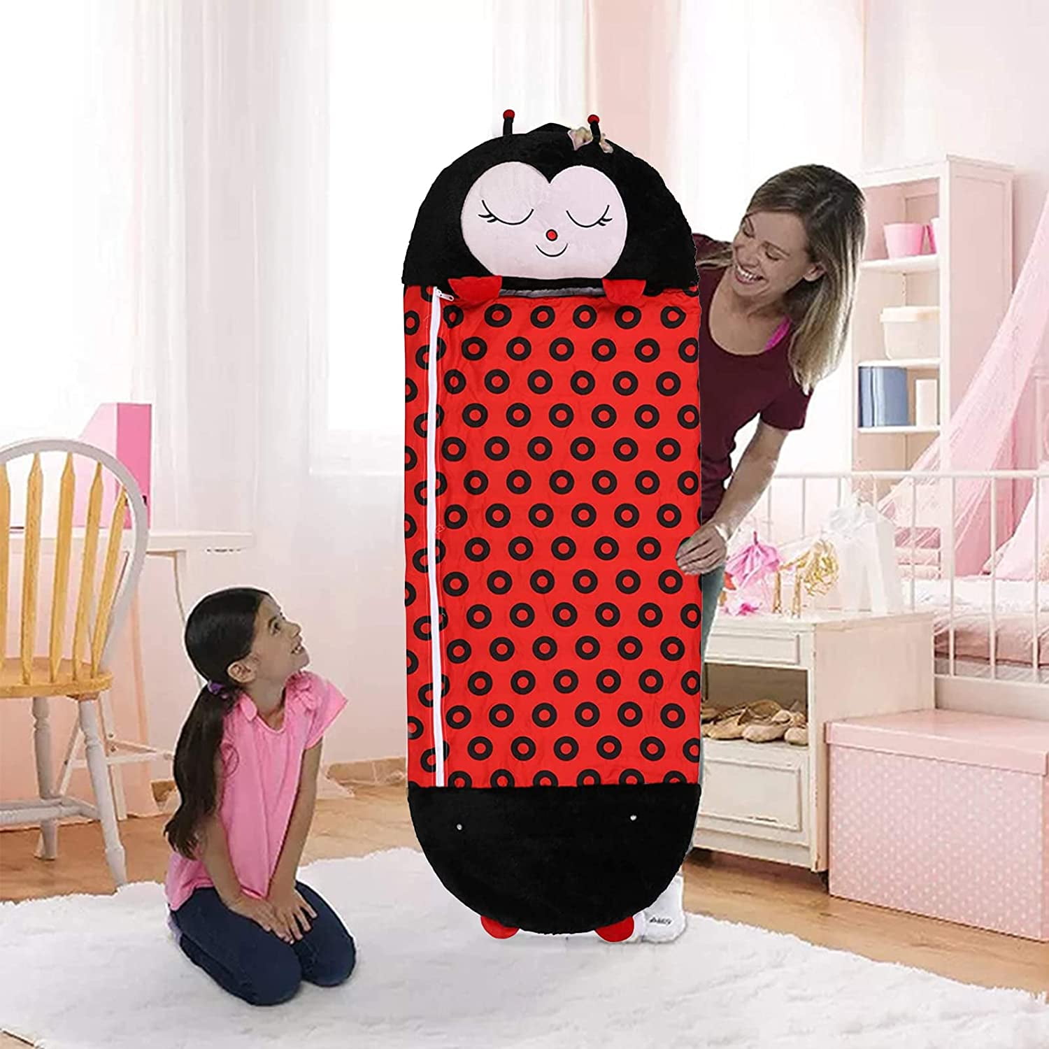 YERDGARY Sleeping Bag, 160 60cm Large The 2-in-1 Pillow That