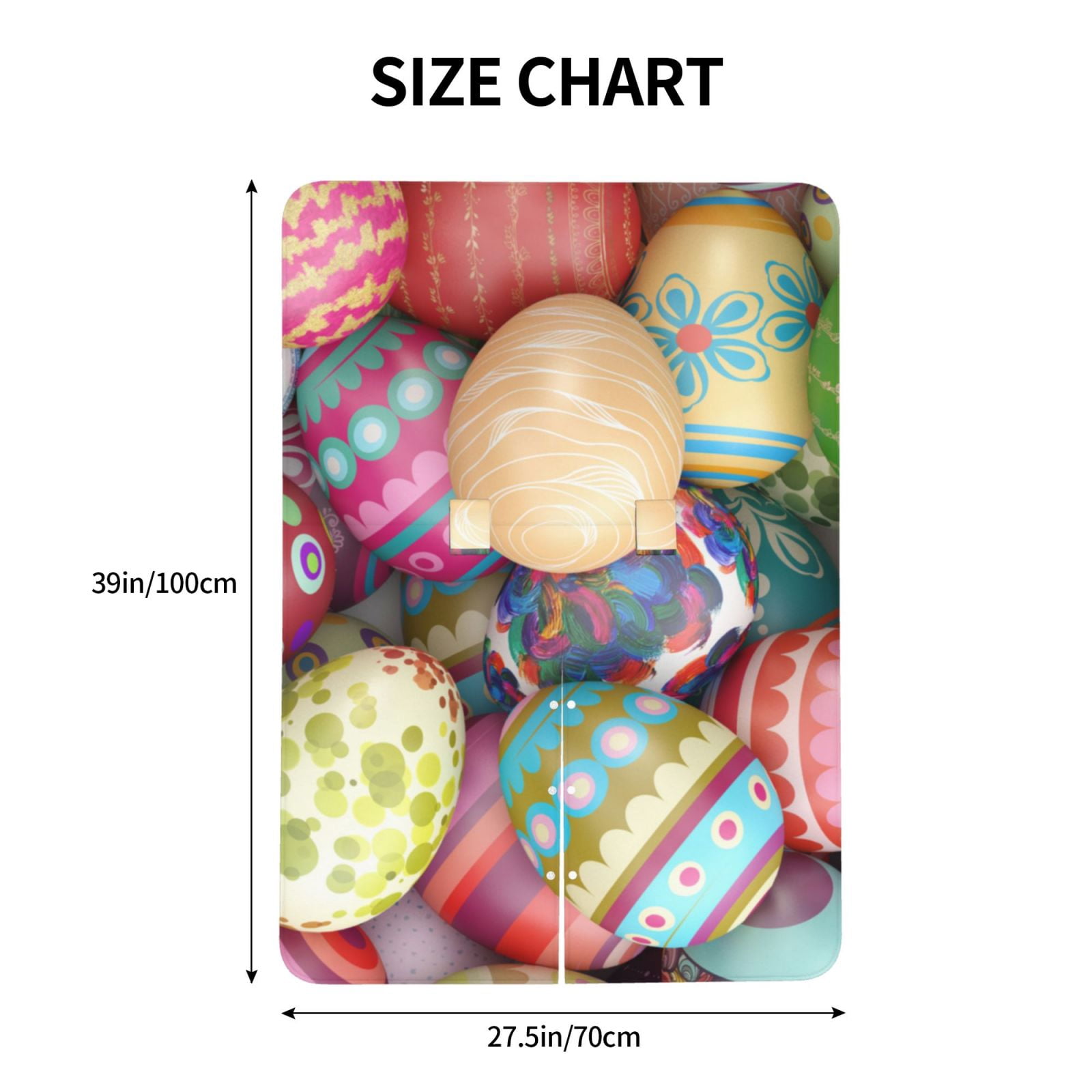 Naloa Easter Eggs Baby Car Seat Cover, Breathable Baby Carrier Cover, Multiuse Baby Carrier Cover & Nursing Breastfeeding Cover