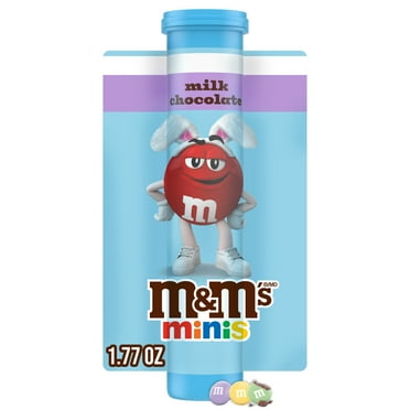 M&M's Minis Peanut Butter Milk Chocolate Candy Mega Tube Easter Candy - 1.74 oz