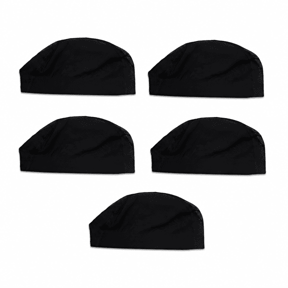 FLORNIX 5pcs Elastic Hair Nets for Everyday Use, Breathable Mesh Caps for Secure Natural Hair, Men and Women