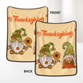 thumbnail image 6 of Honeii Gnomes Happy Thanksgiving for Throw Blanket for Couch - Thick Blanket, Soft Fuzzy Plush Throw Blanket for All Seasons, Double Sided Blanket,50x60 In, 6 of 8