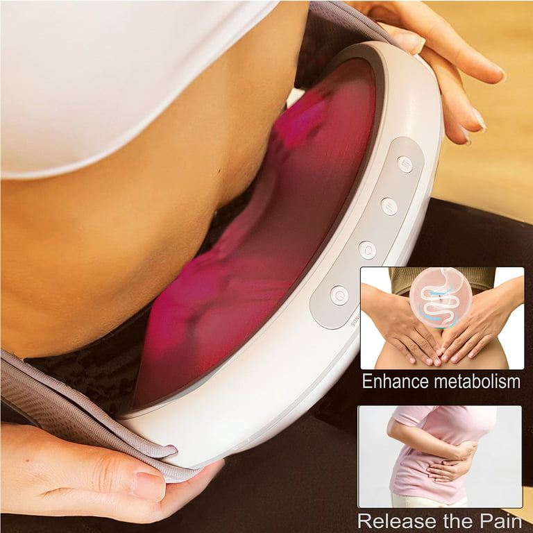  rilassa Wireless Slimming Belt, Abdominal Massager Portable Weight  Loss Machine with 4 Vibration Massage Modes, Heating, Improve Blood Flow :  Health & Household
