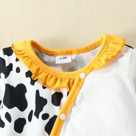 

Gubotare Baby Winter Romper Baby Sweater Boy Girl Winter Clothes Knit Oversize Romper Warm Crewneck Long Sleeve Top Onesie for Toddlers Yellow 3-6 Months