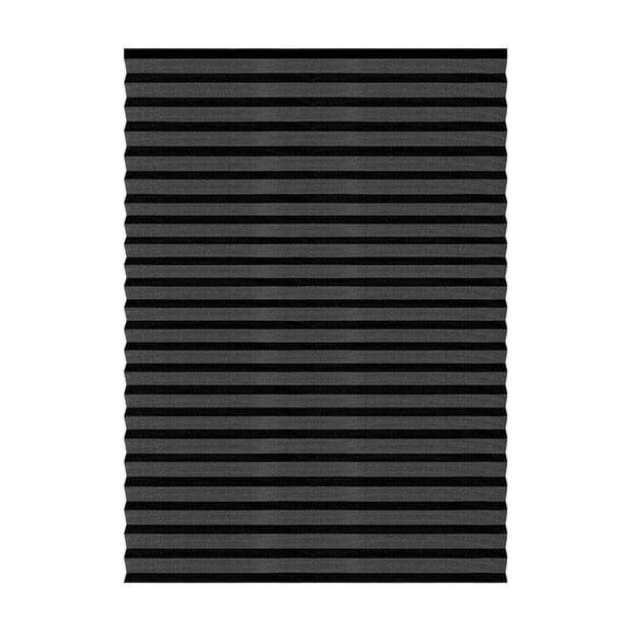 SLYNSHome Blackout Curtains for Bedroom,Self Adhesive Indoor Blackout Blinds No Drilling Portable Roller Window Shades for Living Room Office - 35.4x59 inch - Black