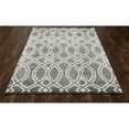 thumbnail image 2 of Art Carpet 841864100846 5 ft. Highline Collection Ogee Trellis Woven Round Area Rug, Gray, 2 of 4