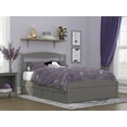 thumbnail image 4 of AFI Warren Full Wood Platform Bed with Headboard Footboard & 2 Storage Drawers, Grey, 4 of 15