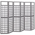 thumbnail image 1 of vidaXL Room Divider Freestanding Privacy Screen for Bedroom Solid Wood Fir, 1 of 6