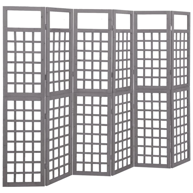 vidaXL Room Divider Freestanding Privacy Screen for Bedroom Solid Wood Fir