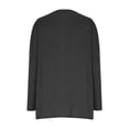 thumbnail image 2 of Lmnyox Oversized Long Pullover for Women Plus Size Long Sleeve Crew Neck Casual Sweatshirts with Pocket, 2 of 5
