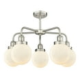 thumbnail image 4 of Innovations Lighting - Beacon - 5 Light Stem Hung Chandelier In Art Deco, 4 of 5