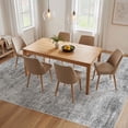 thumbnail image 3 of MICGEEK 9x12 Washable Area Rugs for Living Room, Modern Abstract Printed Rug, Vacuum-Friendly, Non Slip Indoor Rug for Bedroom Dining Room Home Decor Carpet,Gray, 3 of 9