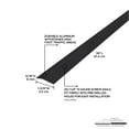 thumbnail image 3 of M-D Building Products 66267 1-3/8 In. X 36 In. Matte Black Aluminum Carpet Trim w/ Screw Nails, 3 of 5