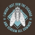 thumbnail image 3 of CafePress - Cicadas I Might Just Join The Cicadas Entomologist Men's Value T Shirt - 100% Cotton T-Shirt, 3 of 4