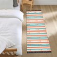 thumbnail image 3 of Yayeee Runner Rug for Bedroom 2'x6' Machine Washable Hallway Non Slip Mat, Simple Nautical Pattern, 3 of 8