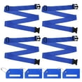 thumbnail image 7 of 4-Sets Luggage Straps TSA Approved, Luggage Straps Suitcase Tags Set Adjustable Suitcase Belt [Dark Blue], 7 of 7