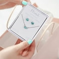 thumbnail image 3 of Pavilion Gift Company - March Aquamarine - 16.5"-18.5" Birthstone Jewelry Gift Set, 3 of 4