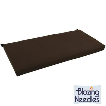 Blazing Needles 42 Inch Solid Twill Indoor Bench Cushion Walmart Com