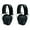 Black, variant on Walker's Razor Slim Electronic Hearing Earmuffs, Green Patriot (2 Pack)