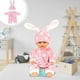 thumbnail image 1 of Muñeca Reborn realista de 30 cm con pelo rizado | Extremidades giratorias y ropa lavable | Juguete de simulación de PVC suave para niños a partir de 3 años | Regalo para casa de juegos, rompeca, 1 of 5