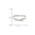 thumbnail image 3 of Ladies Platinum Comfort Fit 3mm Wedding Band Ring, 3 of 4
