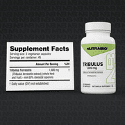 NutraBio Tribulus Terrestris Extract Supplement - Tribulus Terrestris for Men and Women- Natural Vitality Booster, 90 Capsules