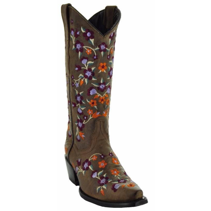 floral cowgirl boots