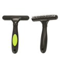 thumbnail image 1 of Pet Grooming Rake Brush Non-slip Handle Dog Detangler Brush Pet Dematting Comb, 1 of 10