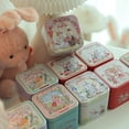 thumbnail image 4 of Conejito lulu conejo relieve tridimensional caja cuadrada pequeña caja de dulces caja de hierro creativa caramelo boda polvo, 4 of 4