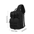 thumbnail image 3 of Men's Backpack Style Shoulder Bag Waterproof Crossbody Bag Multi Functional Large Capacity, 3 of 6
