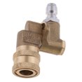 thumbnail image 3 of Acoplador Pivotante de Boquilla de Lavadora 1/4 " Accesorios de Motosierras Jardín Carpintería Sunnimix acoplador de pivote de conexión rápida, 3 of 7