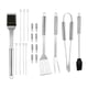 thumbnail image 1 of Juego de herramientas para parrilla de barbacoa, tenedor, brochetas, utensilios de cocina para asar a la parrilla, kit de herramientas 20 piezas, 1 of 9