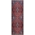 thumbnail image 4 of Bloom Rugs Washable Non-Slip 10 ft Runner - Red / Multicolor Traditional Bordered Runner for Entryway, Hallway, Bathroom, and Kitchen - Exact size: 2.5' x 10', 4 of 10