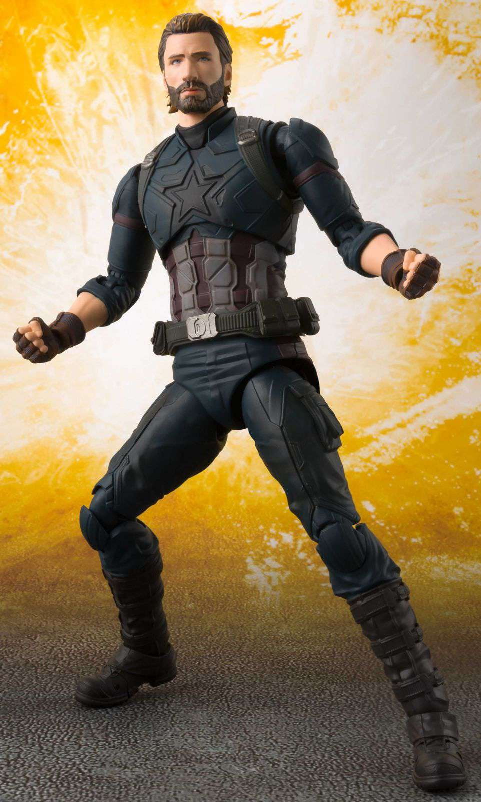 S.H. Figuarts Avengers Infinity War Captain America & Tamashii Effect Explosion Action Figure