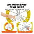 thumbnail image 5 of VEVOR Fish Tape Fiberglass, 600 ft, 5/16 in, Duct Rodder Fishtape Wire Puller, Cable Running Rod with Steel Reel Stand, 3 Pulling Heads, Fishing Tools for Walls and Electrical Conduit, Non-Conductive, 5 of 9