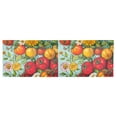 thumbnail image 6 of Yayeee Kitchen Valance Rod Pocket 54" x 18" Living Room Window Curtain, Vibrant Tomatoes, 6 of 6